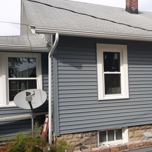 Gutters work by Voorhees Siding & Windows